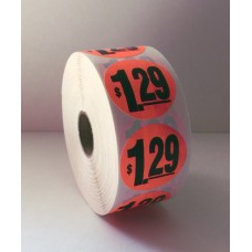 $1.29 - 1.5" Red Label Roll
